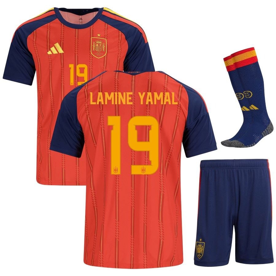 Spain Lamine Yamal Home Kit Kids 2026 2027 | Foot Sport-League Threads